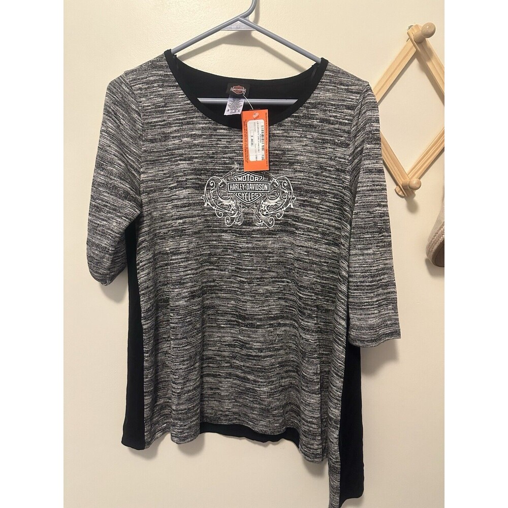 Harley Davidson Women’s Asymmetrical Shirt Size L NEW